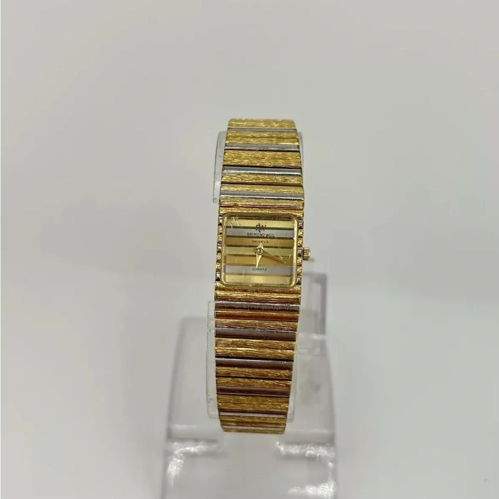 Vintage Raymond Weil 18k Gold Plated #158 running